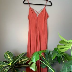 Brick Red Urban Outfitters Maxi Dress